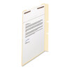 Self-Adhesive Recycled End/Top Tab Folder Dividers with One Twin-Prong Fastener