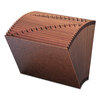 Open Top Leather-Like Indexed Expanding Files