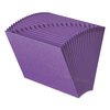 Open Top Colored Heavy-Duty Expanding Files