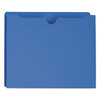 Colored Recycled File Jackets with Reinforced Double-Ply Tab