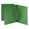 Prong Fastener Pressboard Report Cover (11 x 8-1/2 Sheet Size, Green, Side Opening)