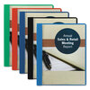 Tang Fastener Clear Front Report Covers (Blue)