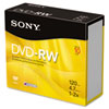 Sony&reg; DVD-RW Rewritable Discs SON 10DMW47R2
