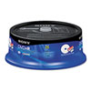 Sony&reg; DVD+R Recordable Disc SON 25DPR47RSP4