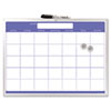 The Board Dudes Magnetic Dry Erase Monthly Planner (Global Product Type : Boards-Magnetic Dry Erase Planner, Board Type : Magnetic Dry Erase Planner, Board Width : 23 in)