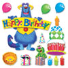 TREND� Furry Friends� Birthday Fun Bulletin Board Set (Global Product Type : Classroom Decorations-Birthday, Width [Nom] : 17 1/2 in, Height [Nom] : 25 1/2 in)