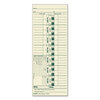 3-1/2 x 9 Time Clock Cards for Acroprint, Lathem