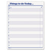 “Things To Do Today” Daily Agenda Pad