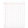 Data Pad with Numbered Column Headings Wide Rule