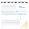 Spiralbound Carbonless Labor & Service Invoice Book