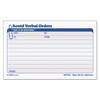 Avoid Verbal Orders Carbonless Manifold Book