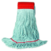 EchoMop Looped End Wet Heads (Color : Blue, Quantity : 12 per Case, Size : Large)