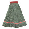 Premium Blended Yarn Standard Mop Heads (Color : Green, Quantity : 12 per Case, Size : Large)