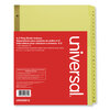 Universal Preprinted Plastic Coated Tab Dividers with Black Printing