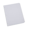Write-On/Erasable Tab Indexes (8-Tab Style, White Tab)