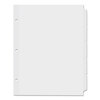 Recycled Economy Tab Dividers (5-Tab Style, White Tab)