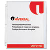 Universal� Heavy-Weight Sheet Protector with Index Tabs (Global Product Type : Sheet Protectors-Ring Binder, Load Orientation : Top, Sheet Capacity [Nom] : 2)