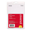 Self-Adhesive Name Badges, Border Style (Red Border)