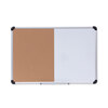 Aluminum Frame Combination Melamine/Cork Board