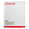 Two-Pocket Portfolios with Leatherette Covers (Assorted Colors)