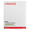 Two-Pocket Portfolios with Leatherette Covers (Black)
