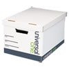 Universal� Extra Strength Easy Assembly Storage Boxes (Global Product Type : File Boxes-Storage, Box Type : Storage, Material(s) : Corrugated Fiberboard)