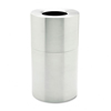 35-Gal. Two-Piece Aluminum Open Top Indoor Receptacle
