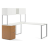 HON Voi Contemporary VC7272L1B L-Station with Stack-on Storage HVC7272L1B