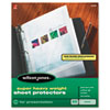 Wilson Jones� Super Heavy Sheet Protector (Insert Size : 11 x 8 1/2, Global Product Type : Sheet Protectors-Display, Load Orientation : Top)