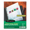Wilson Jones� Super Heavy Sheet Protector (Insert Size : 11 x 8 1/2, Global Product Type : Sheet Protectors-Display, Load Orientation : Top)
