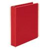 Basic Round Ring Binder (1-1/2 Capacity, Red)