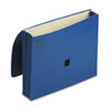 ColorLife� Expanding Wallet with Velcro Gripper� Flap (Letter Size, Dark Blue)