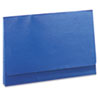 ColorLife� Expanding Wallet with Velcro Gripper� Flap (Legal Size, Dark Blue)