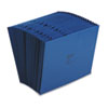 ColorLife� Expanding Indexed File without Flap (Letter Size, Dark Blue, A-Z Index)