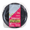 Designerware� Dinnerware (Color : Black 6 Plate, Quantity : 10 per Pack, Quantity : 18 Packs per Case)