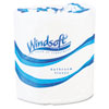 Windsoft� Single Roll Bath Tissue (Tissue Type : Toilet, Length : 4 1/2 in, Number of Plies : 2)