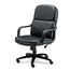 Tiffany Industries Mayline&reg; Big & Tall Series Executive Swivel/Tilt Leather Chair with Polyurethane Arms MLN1801AGBLT