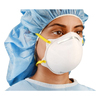 Cardinal Health Cardinal Health Flat Fold N95 Respirator and Surgical Mask, Regular, BX/1, CS/300 CRD55USAN95RBX