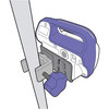 Cardinal Health Kangaroo OMNI Tool-Free Pole Clamp Adaptor, EA/1 CRD61PT00115064EA
