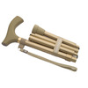 Briggs Healthcare/Mabis Switch Sticks Designer Walking Stick Cane, Folding, Adjustable, Gold, EA/1 CRD6450220000002EA