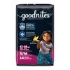 GoodNites Disposable Underwear for Girls Small/Medium Jumbo, PK/1, CS/56