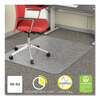 deflecto® EconoMat® Occasional Use Chair Mat for Commercial Flat Pile Carpeting