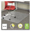 deflecto® EconoMat® Occasional Use Chair Mat for Commercial Flat Pile Carpeting