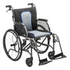 AeroFly™ Ultra-Lite Wheelchair, 18", Fixed Desk Arm, Swing-Away Footrests, Matte Gray, 1/EA