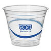 Eco-Products® BlueStripe™ Recycled Content Clear Plastic Cold Drink Cups