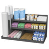 Mind Reader Mind Reader Extra Large Coffee Condiment and Accessory Organizer EMSCOMORG02BLK