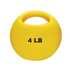 Fabrication Enterprises CanDo&reg; One Handle Medicine Ball - 4 lb. - Yellow FNT10-3291