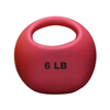 Fabrication Enterprises CanDo&reg; One Handle Medicine Ball - 6 lb. - Red FNT10-3292