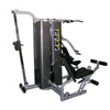 Inflight Fitness, Vanguard Training System, Four Stacks, Four Stations, Cable Crossover, 84" Beam, Full Shrouds