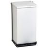 Fabrication Enterprises Detecto, Step-On Can, 100 Qt, White FNT12-2439